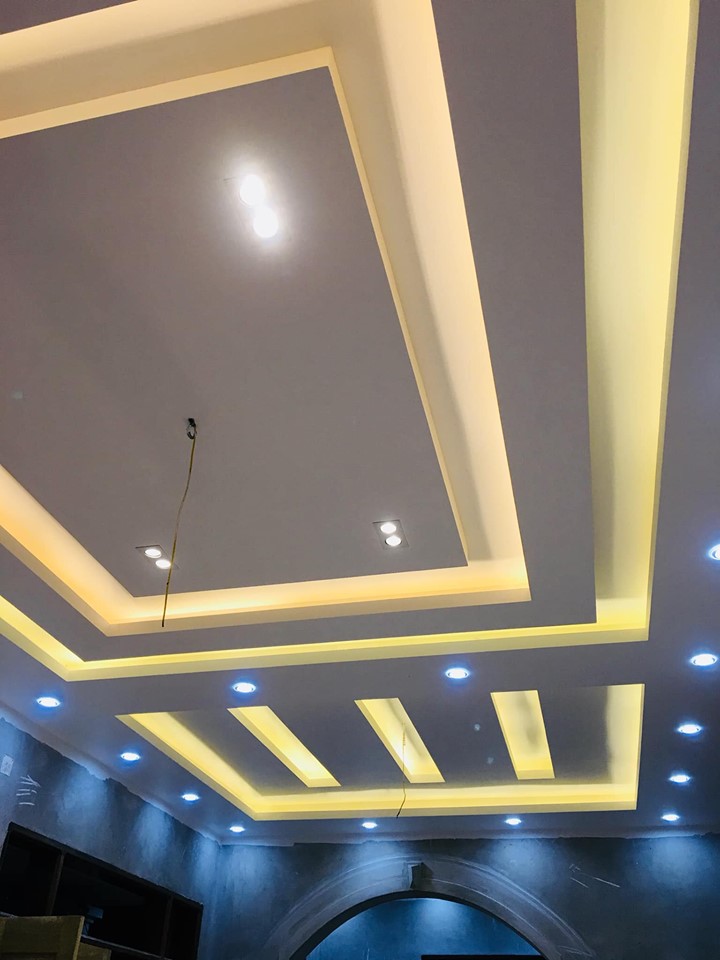 Mẫu trần thạch cao phòng ngủ ấm cúng