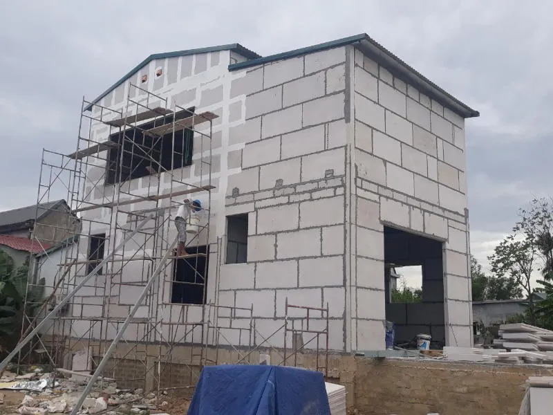 Gạch bê tông nhẹ phù hợp với hầu hết các công trình hiện nay