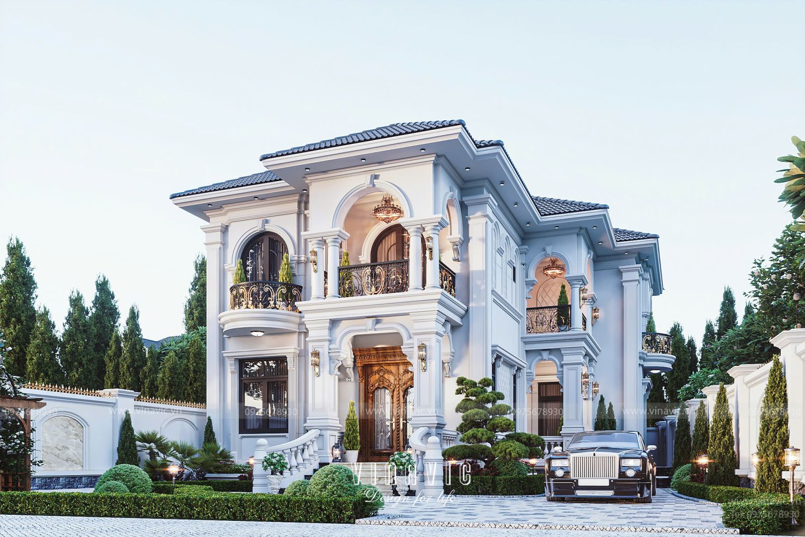 Mẫu nhà chữ L mái Nhật thanh thoát, hài hòa