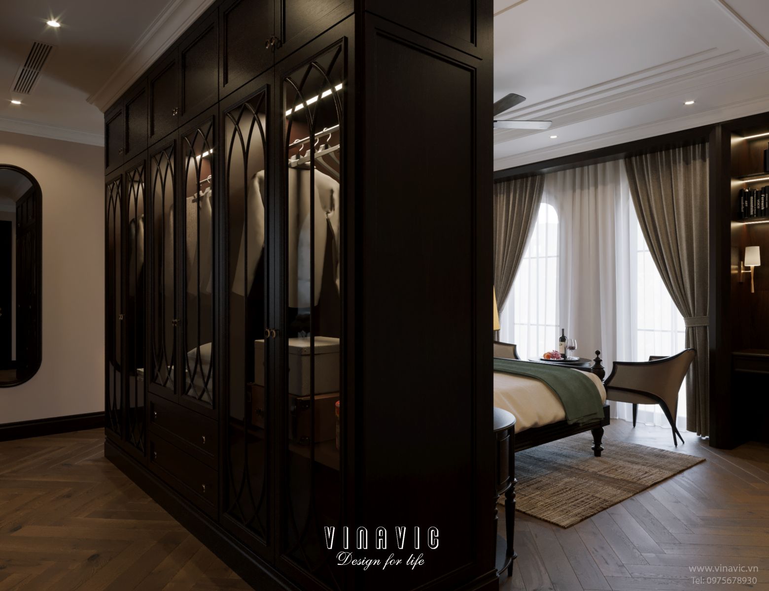 Thiết kế nội thất địa trung hải biệt thự 3 tầng 16x10m NT2334