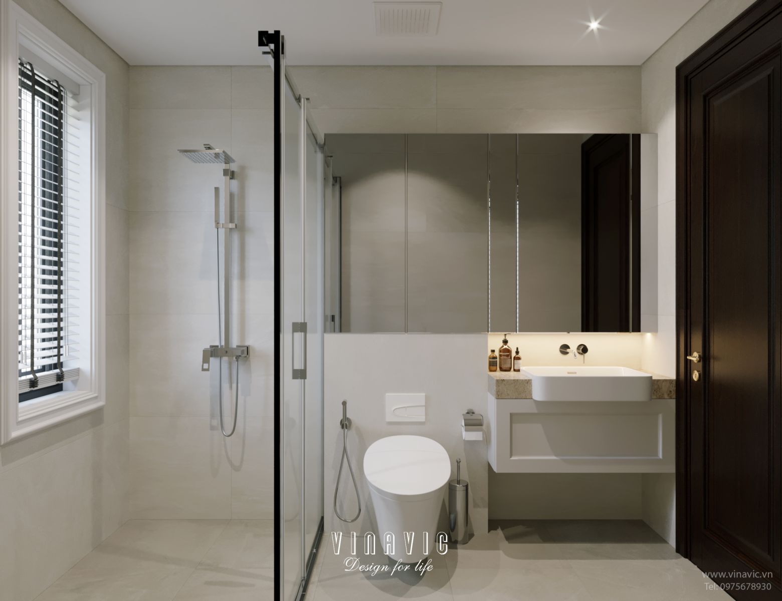 Thiết kế nội thất địa trung hải biệt thự 3 tầng 16x10m NT2334