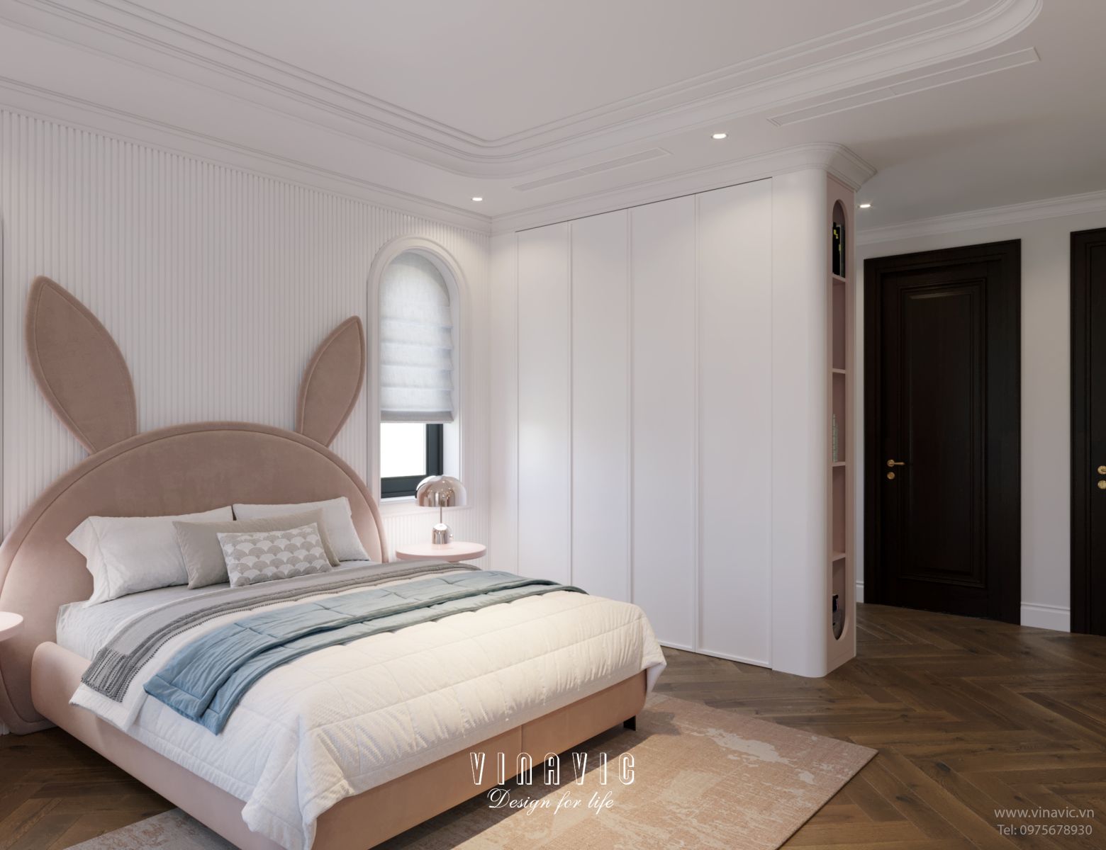 Thiết kế nội thất địa trung hải biệt thự 3 tầng 16x10m NT2334