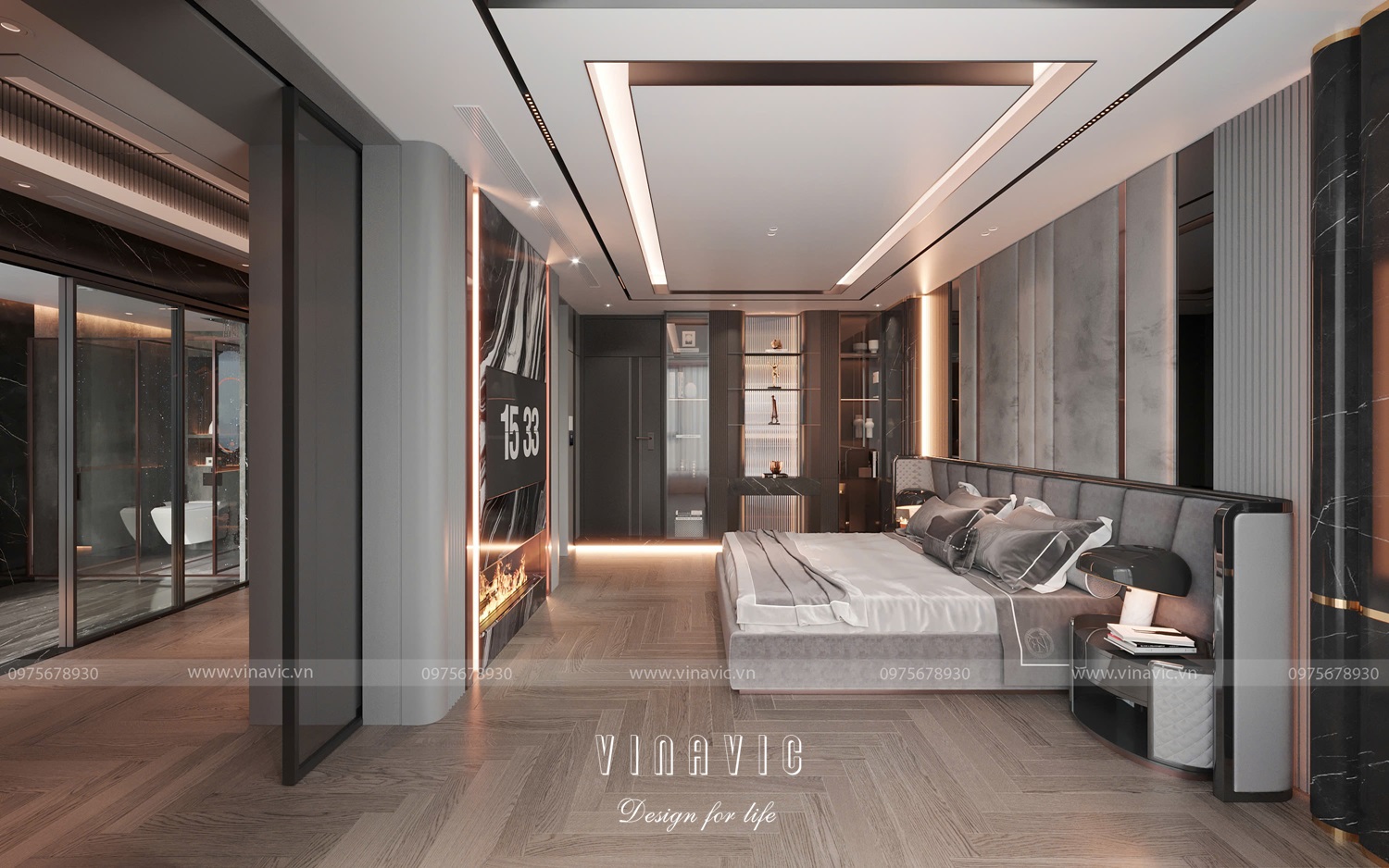 Mẫu Thiết Kế Nội Thất Luxury Modern Sang Trọng NT2347