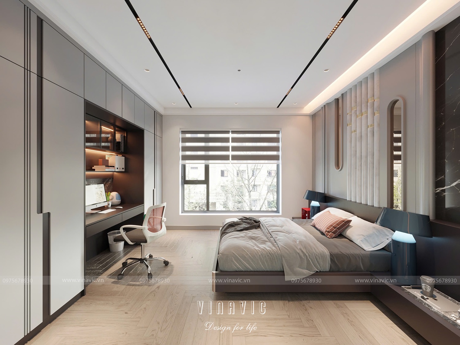 Mẫu Thiết Kế Nội Thất Luxury Modern Sang Trọng NT2347