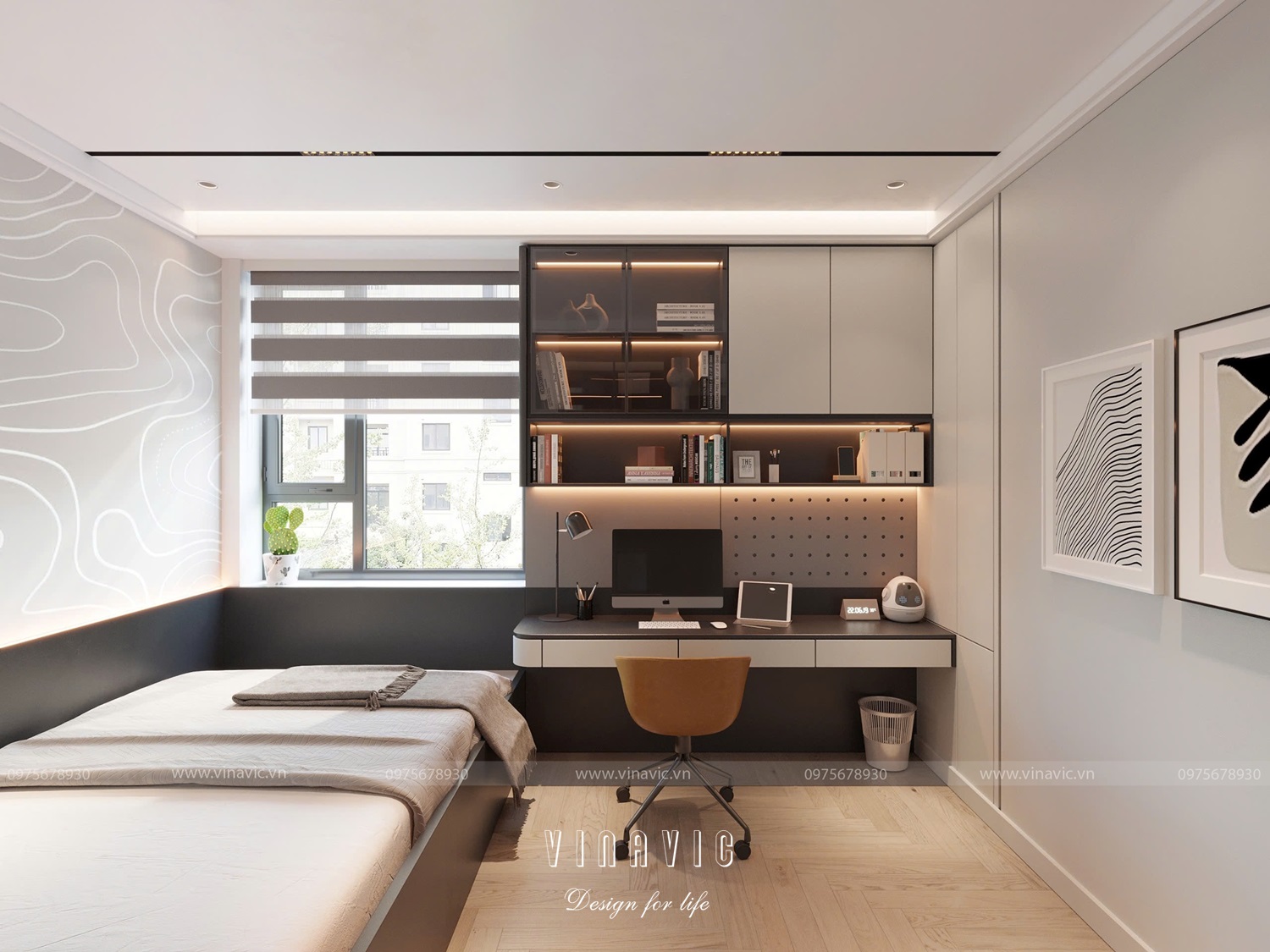 Mẫu Thiết Kế Nội Thất Luxury Modern Sang Trọng NT2347