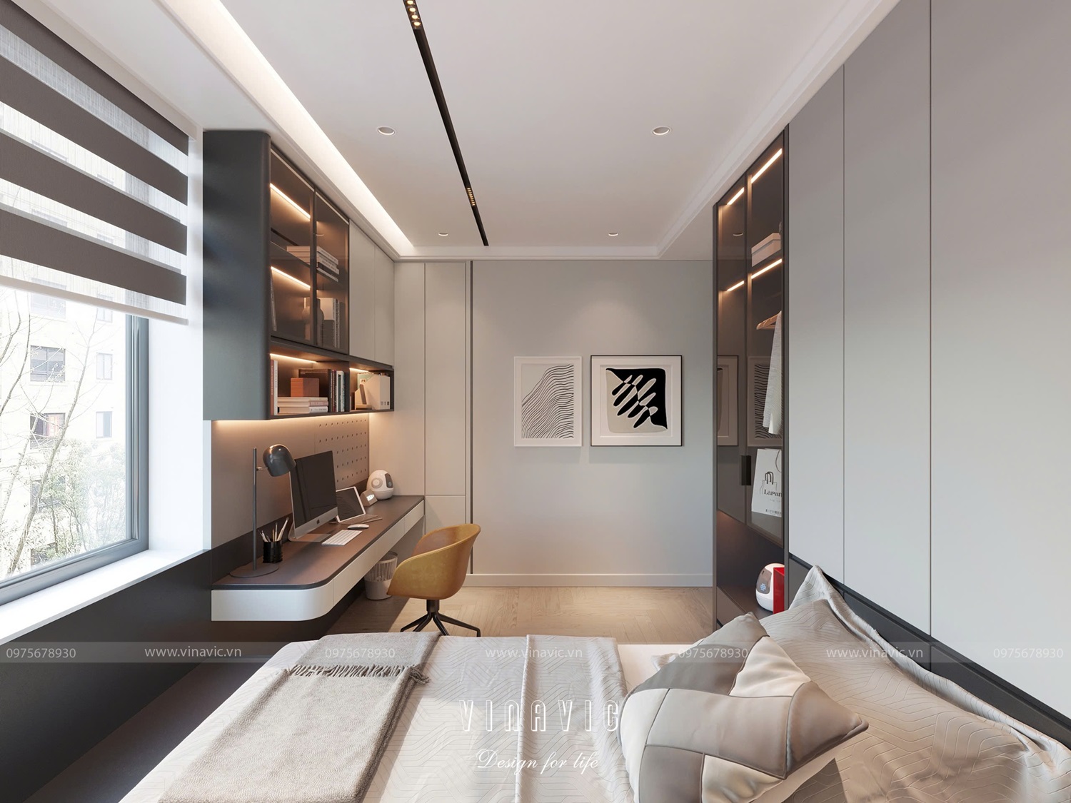 Mẫu Thiết Kế Nội Thất Luxury Modern Sang Trọng NT2347