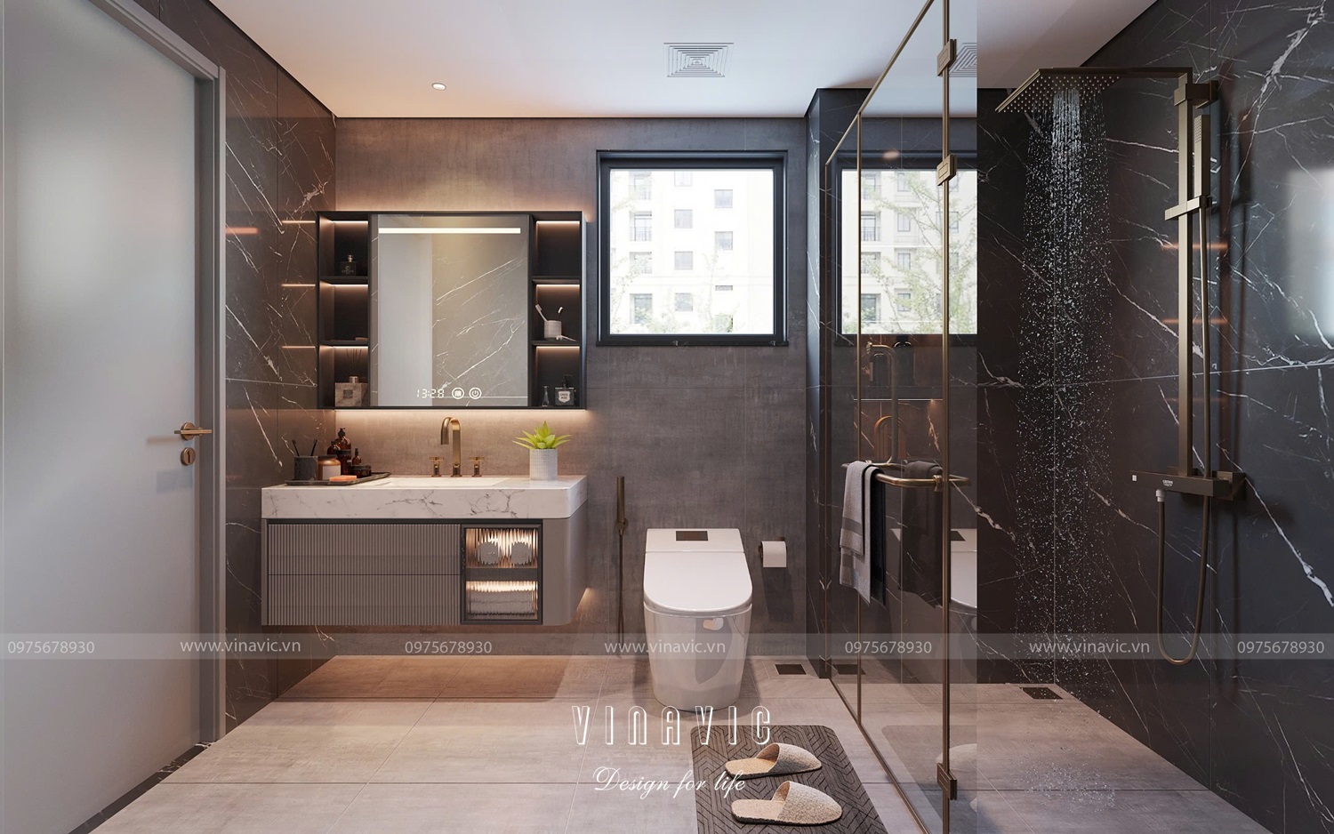 Mẫu Thiết Kế Nội Thất Luxury Modern Sang Trọng NT2347