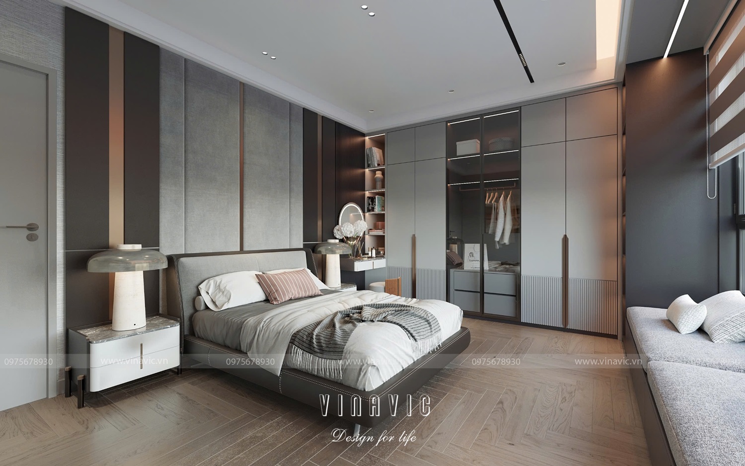Mẫu Thiết Kế Nội Thất Luxury Modern Sang Trọng NT2347