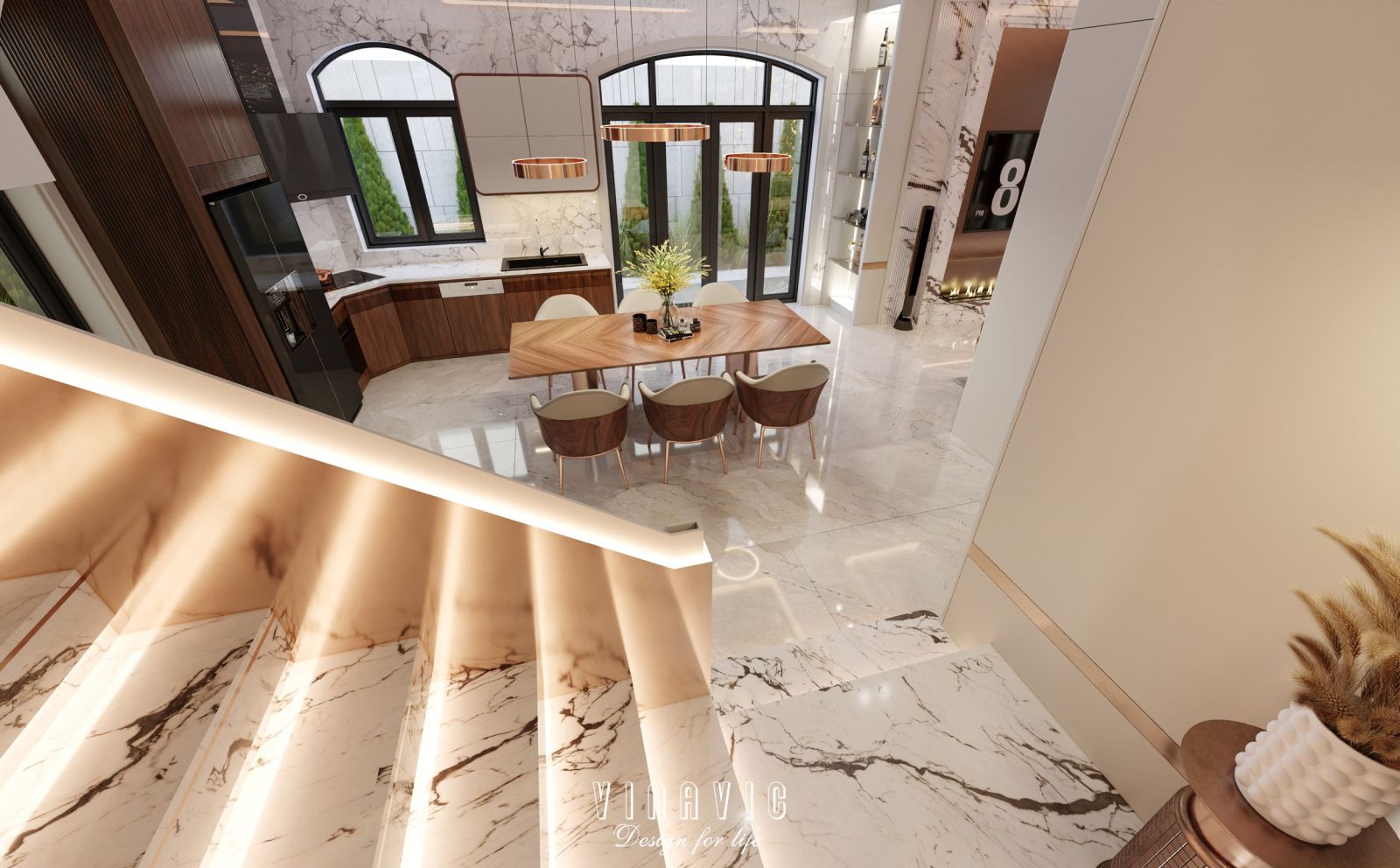 Mẫu thiết kế nội thất Vinhomes Ocean Park (CĐT Mr Tuấn - Hà Nội) NT2348