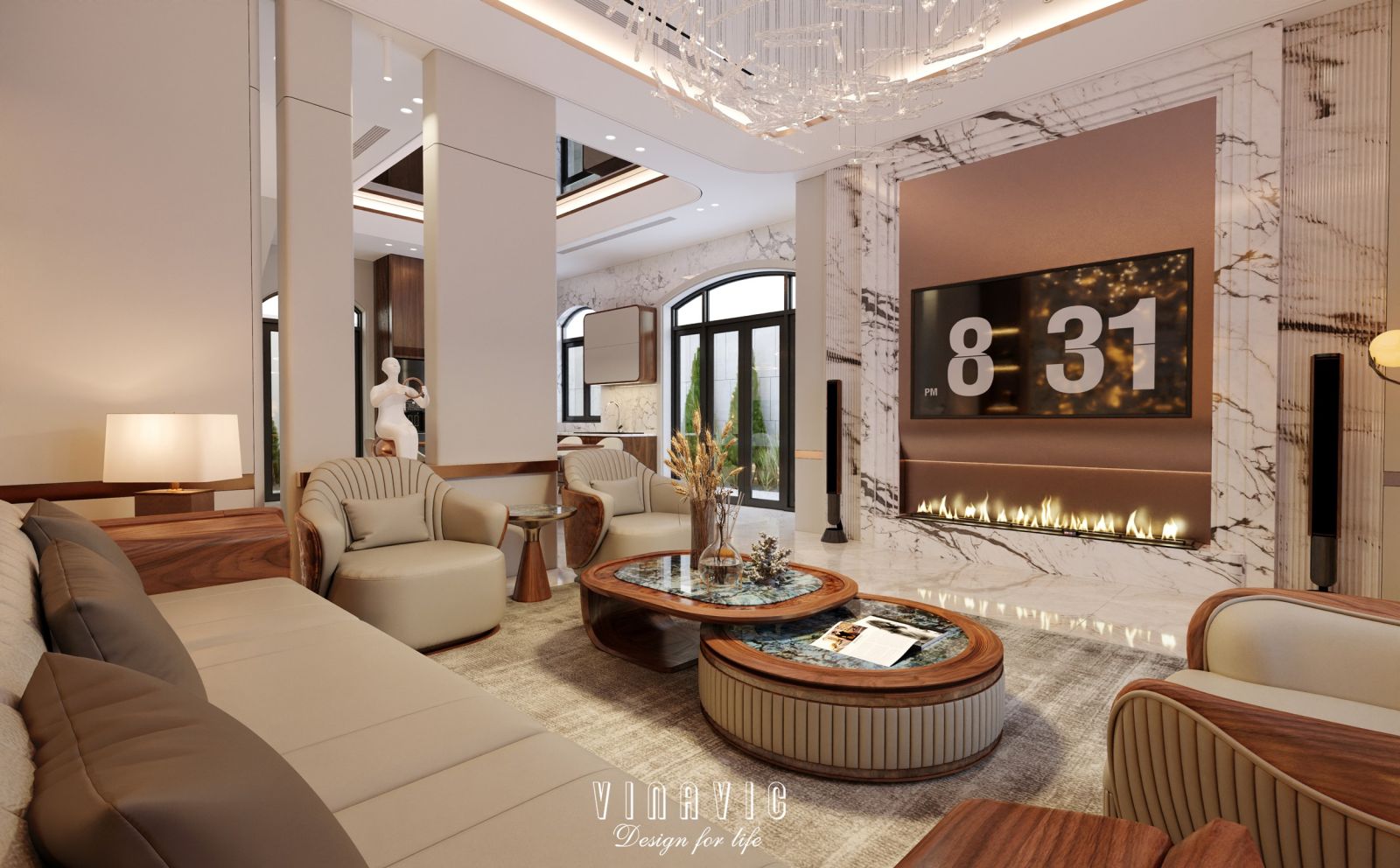 Mẫu thiết kế nội thất Vinhomes Ocean Park (CĐT Mr Tuấn - Hà Nội) NT2348