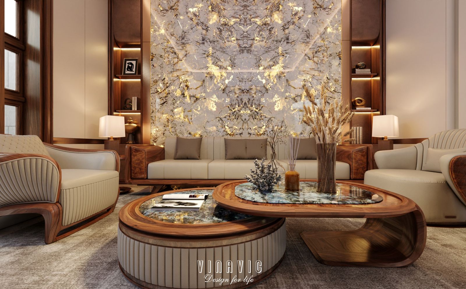 Mẫu thiết kế nội thất Vinhomes Ocean Park (CĐT Mr Tuấn - Hà Nội) NT2348