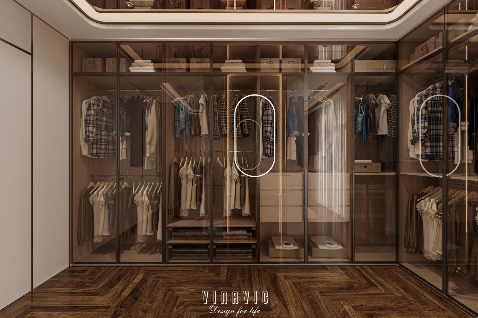 Tủ quần áo được thiết kế thông minh và đa năng