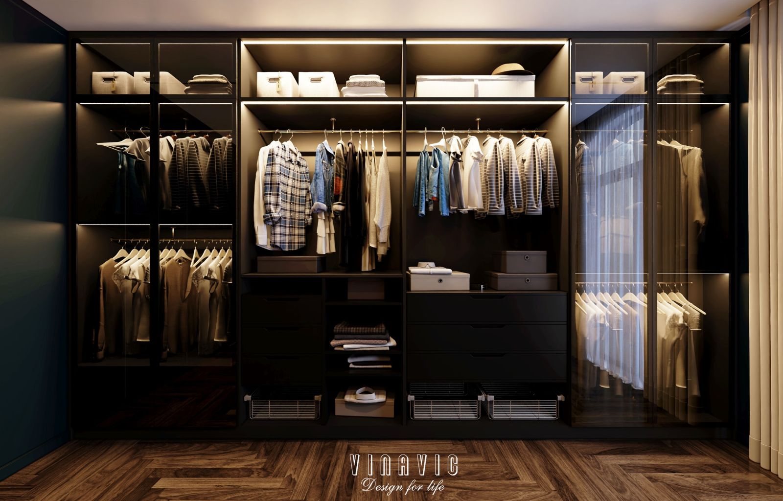 Mẫu thiết kế nội thất Vinhomes Ocean Park (CĐT Mr Tuấn - Hà Nội) NT2348