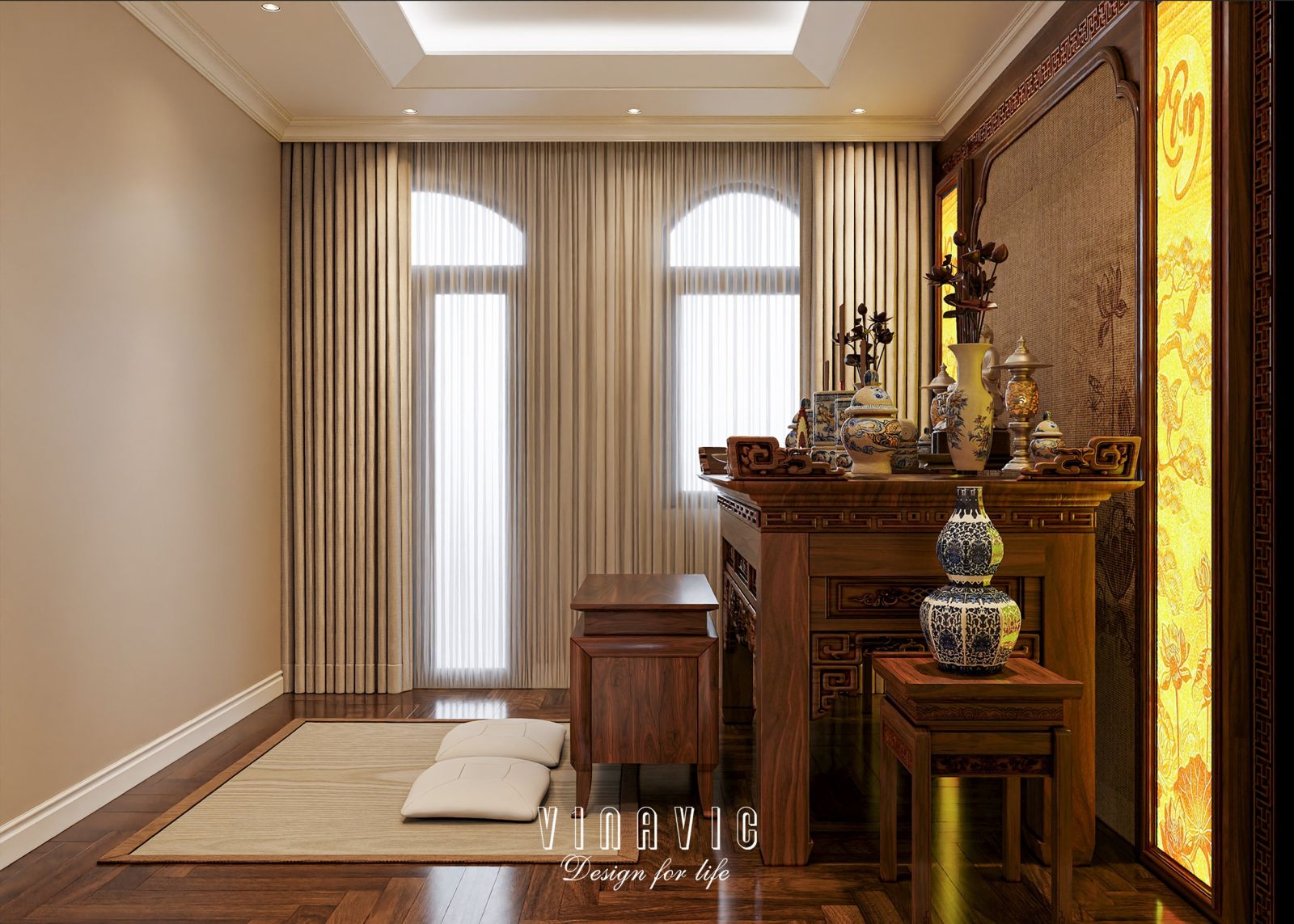 Mẫu thiết kế nội thất Vinhomes Ocean Park (CĐT Mr Tuấn - Hà Nội) NT2348