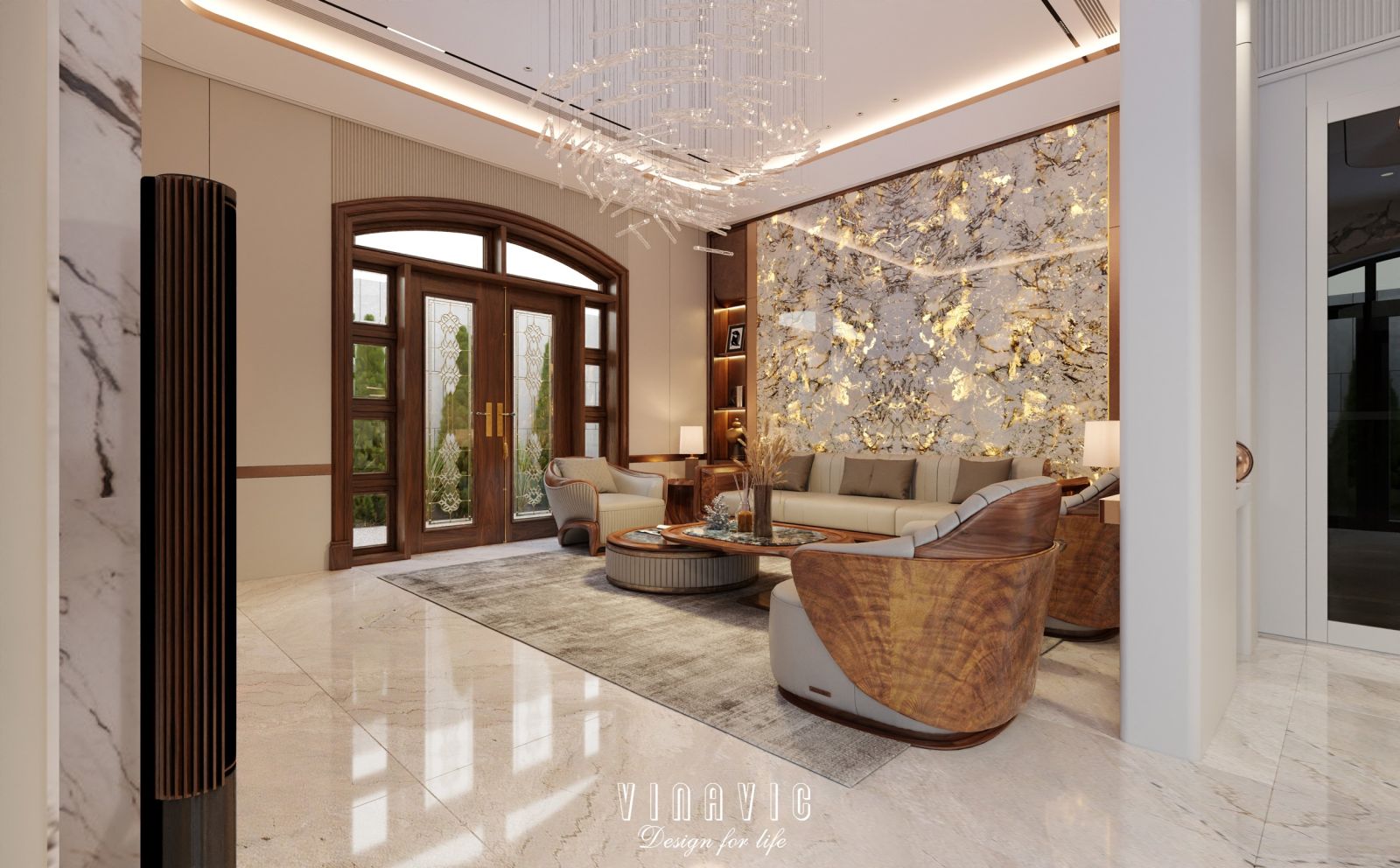 Mẫu thiết kế nội thất Vinhomes Ocean Park (CĐT Mr Tuấn - Hà Nội) NT2348