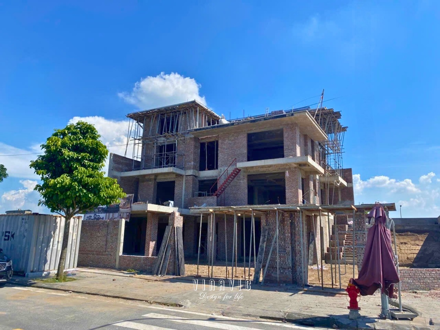 Thi công biệt thự 4 tầng hiện đại 22m x 17m (CĐT: Mr.Lưu- Hải Dương) TCBT2250