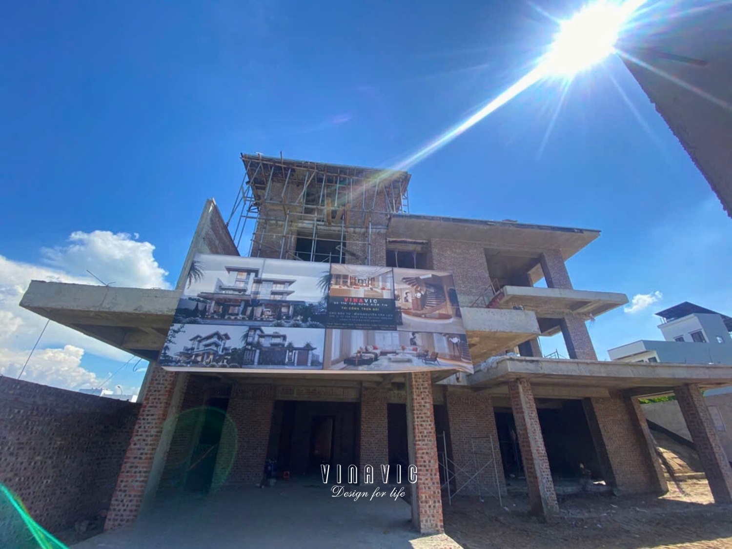 Thi công biệt thự 4 tầng hiện đại 22m x 17m (CĐT: Mr.Lưu- Hải Dương) TCBT2250