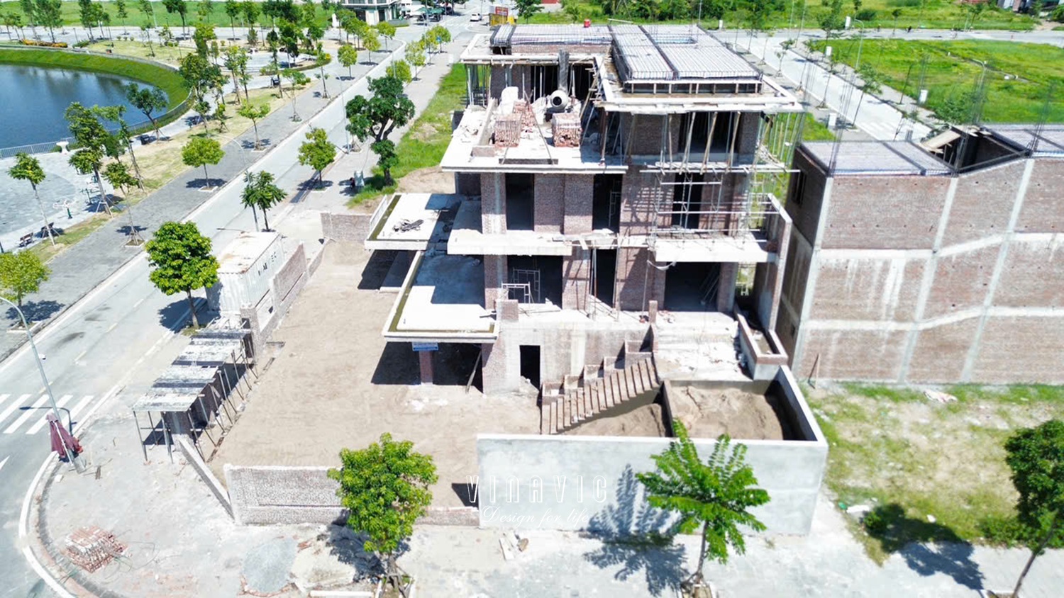 Thi công biệt thự 4 tầng hiện đại 22m x 17m (CĐT: Mr.Lưu- Hải Dương) TCBT2250