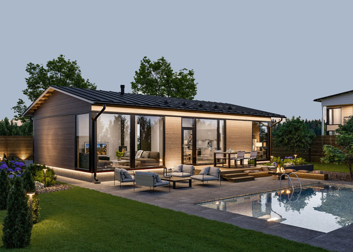 Chi phí thi công phần thô nhà 1 tầng 110m2