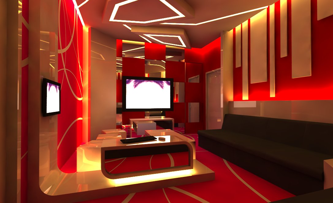 Ánh sáng và hiệu ứng thiết kế phòng karaoke
