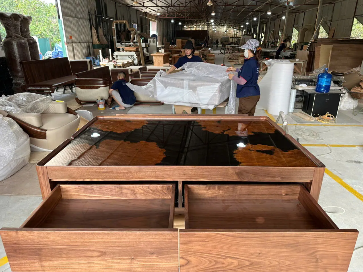 Sở hữu xưởng sản xuất 2000m2 - Chủ động chất lượng, tối ưu chi phí