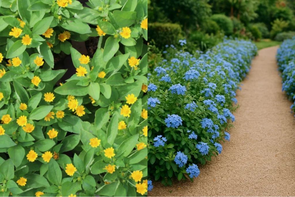 Sắc hoa rực rỡ tô điểm mặt tiền ngôi nhà