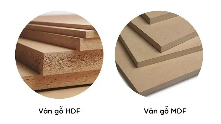 Hình ảnh ván gỗ HDF và ván gỗ MDF