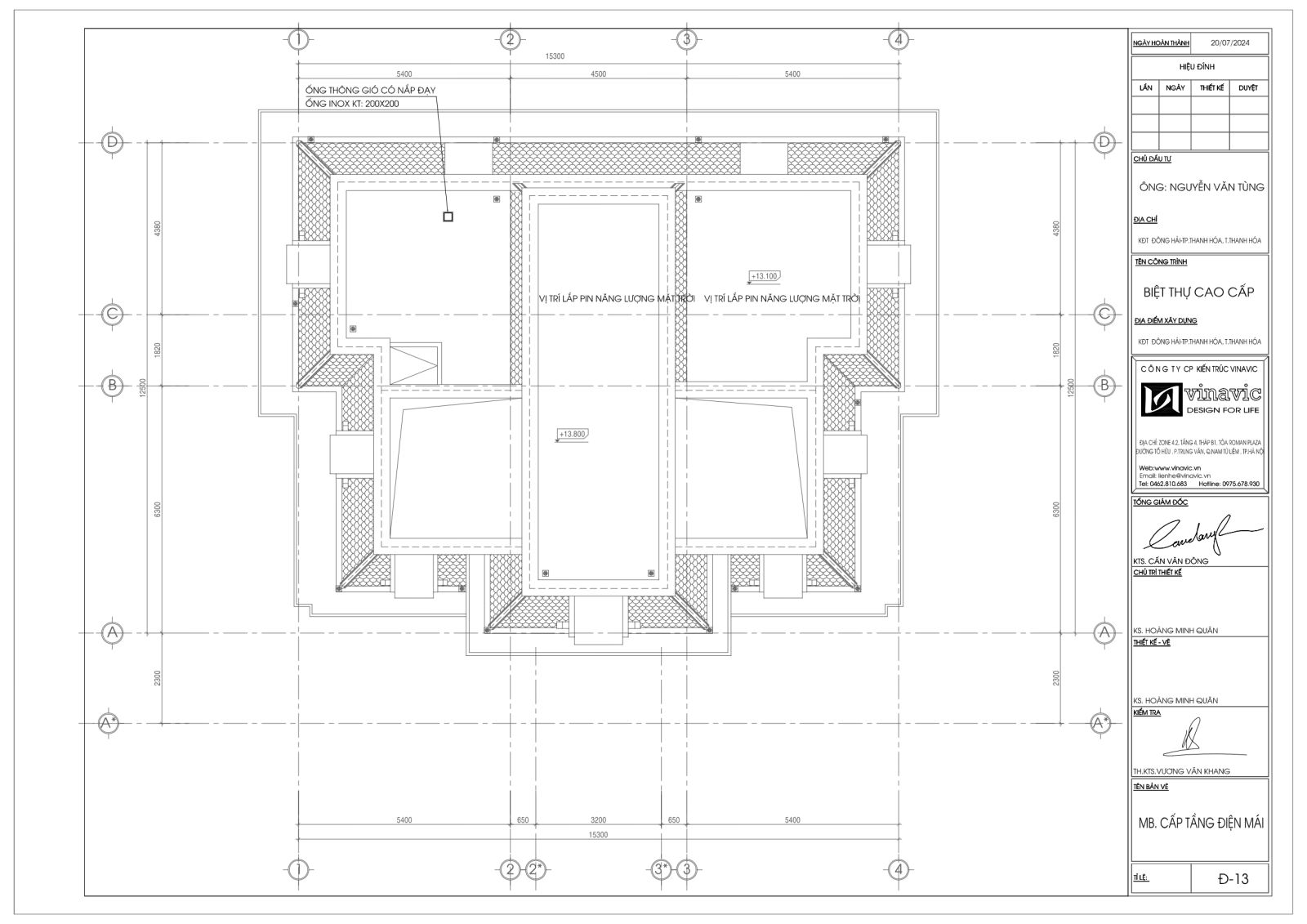 Hồ sơ thiết kế điện tại Vinavic