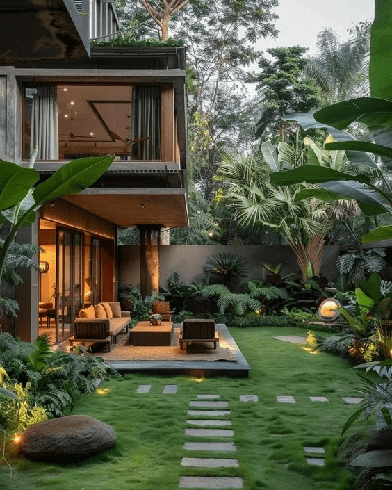 Vì sao nên thiết kế sân sau cho nhà ống?