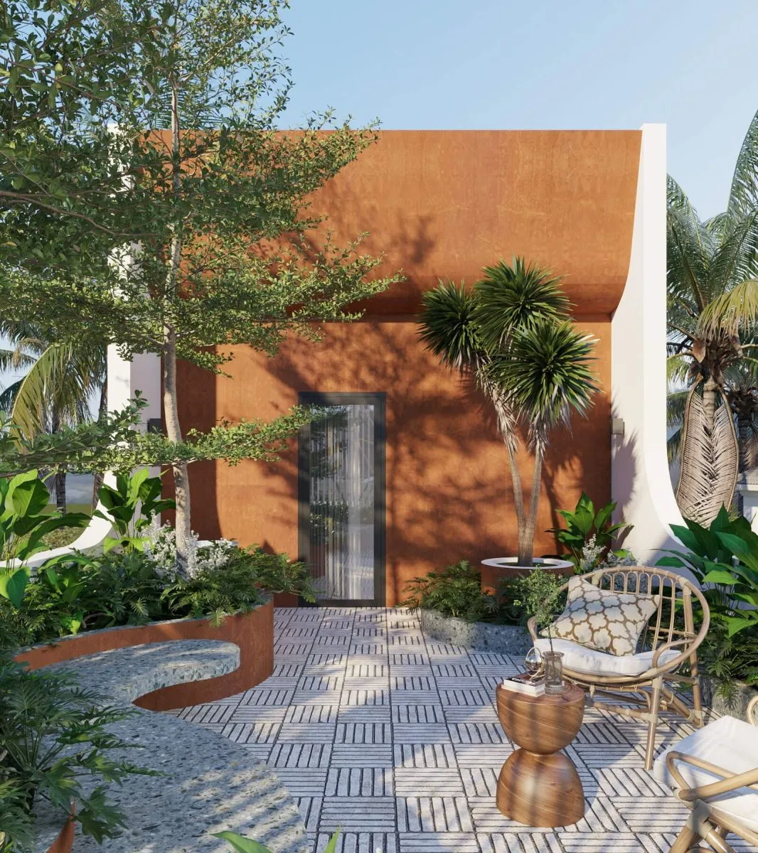 Sân sau thư giãn – chốn bình yên của ngôi nhà