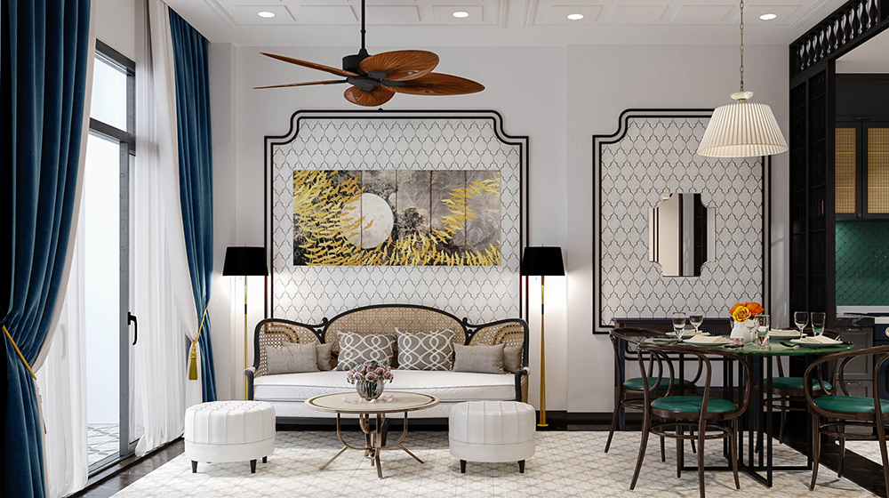 Nội thất Vinhomes Smart City tân cổ điển