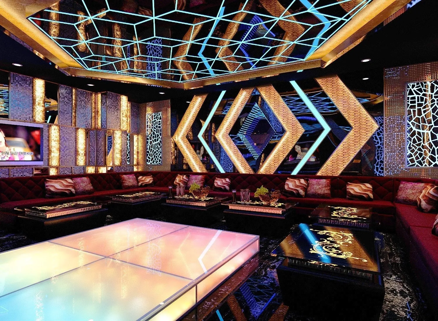 Phòng Karaoke gia đình phong cách hiện đại