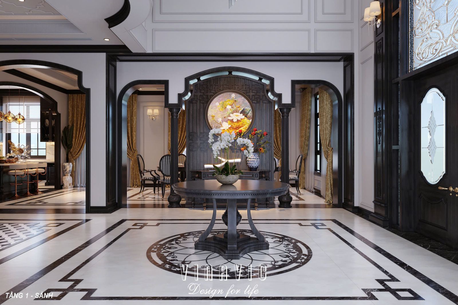 Phối cảnh 3D không gian sảnh