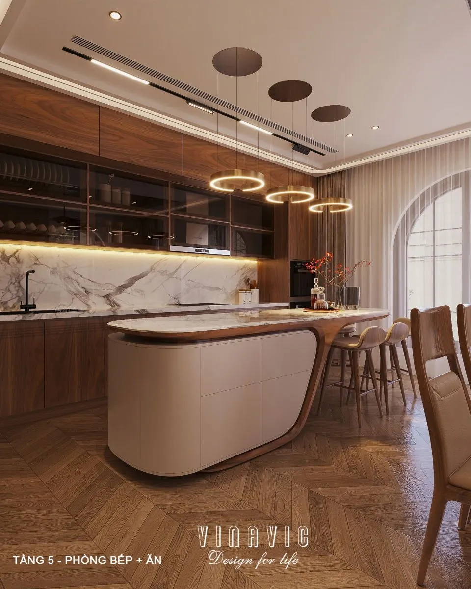 Thiết kế nội thất nhà ống 3 tầng 70m2