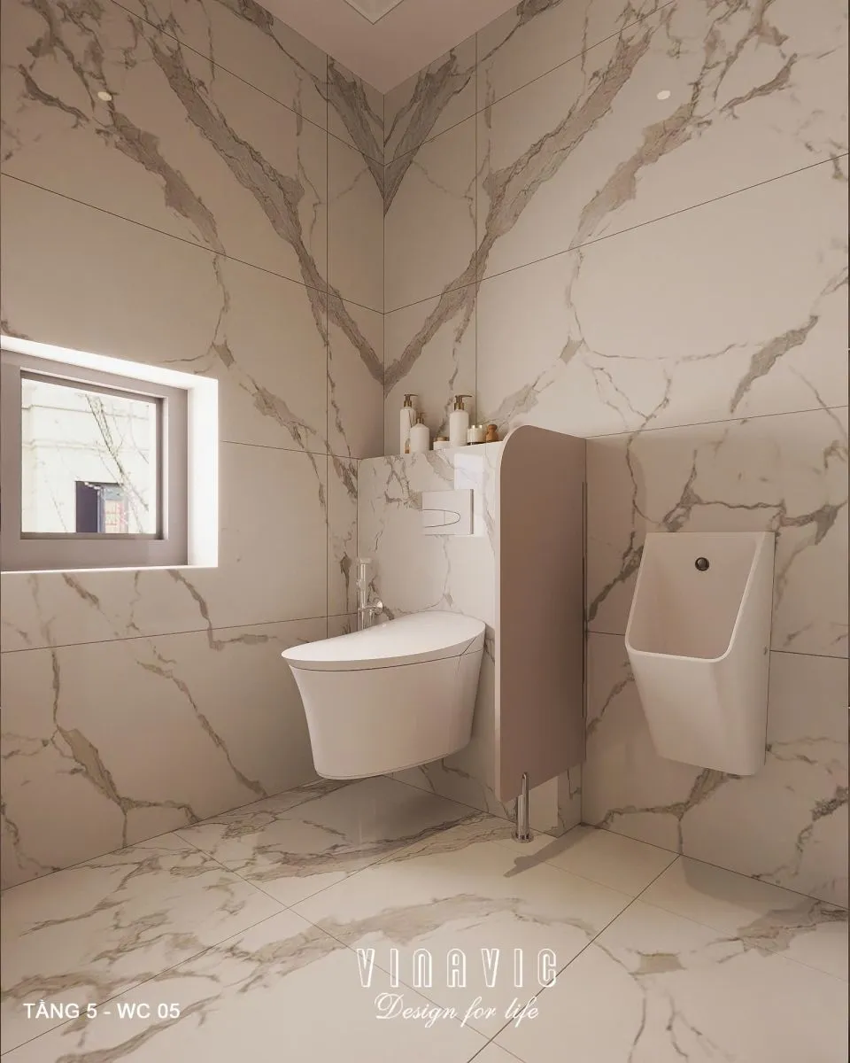 Cách bố trí thiết bị vệ sinh khoa học và thẩm mỹ