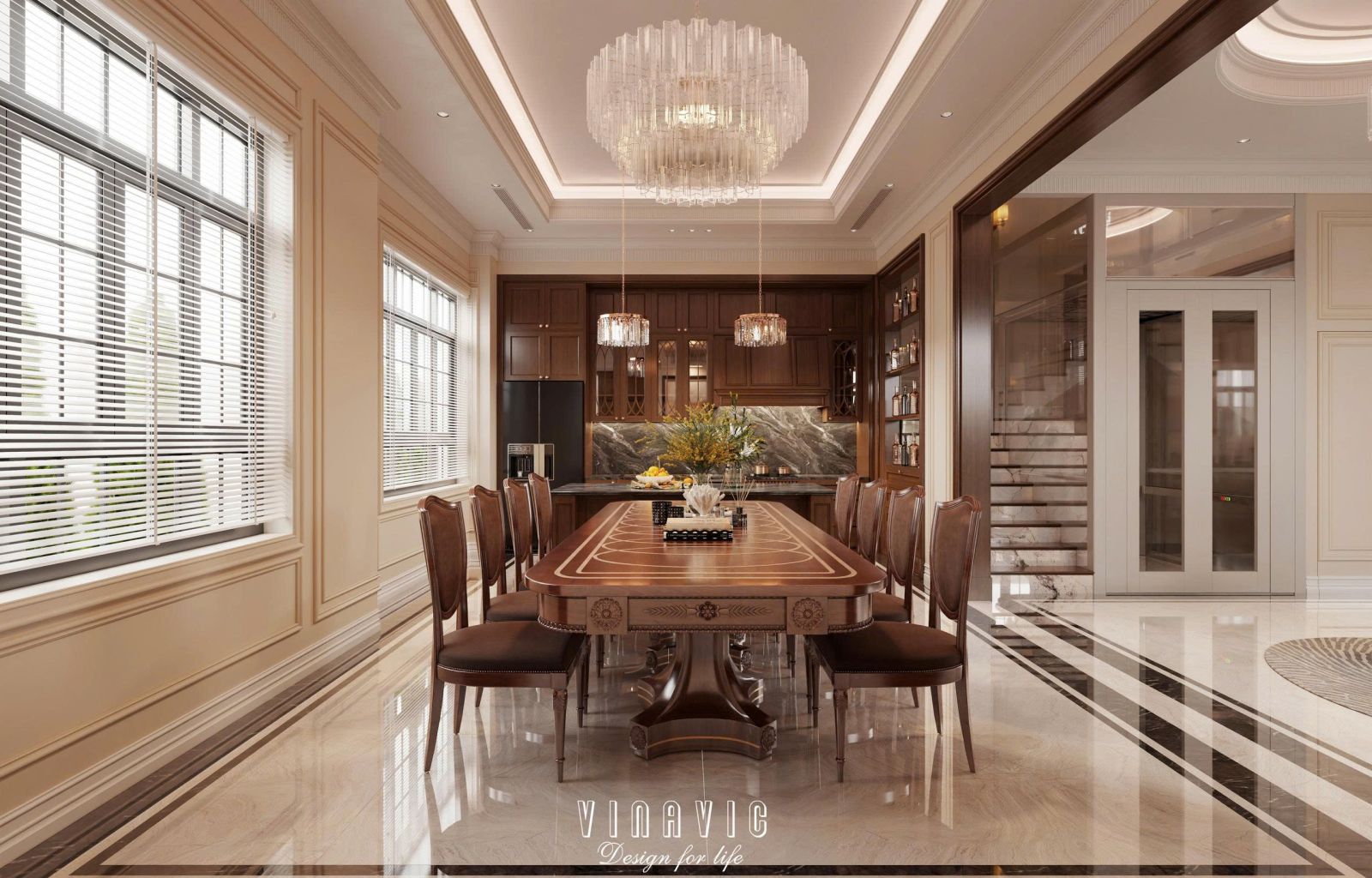 Vật liệu cao cấp tạo nên dấu ấn gia chủ