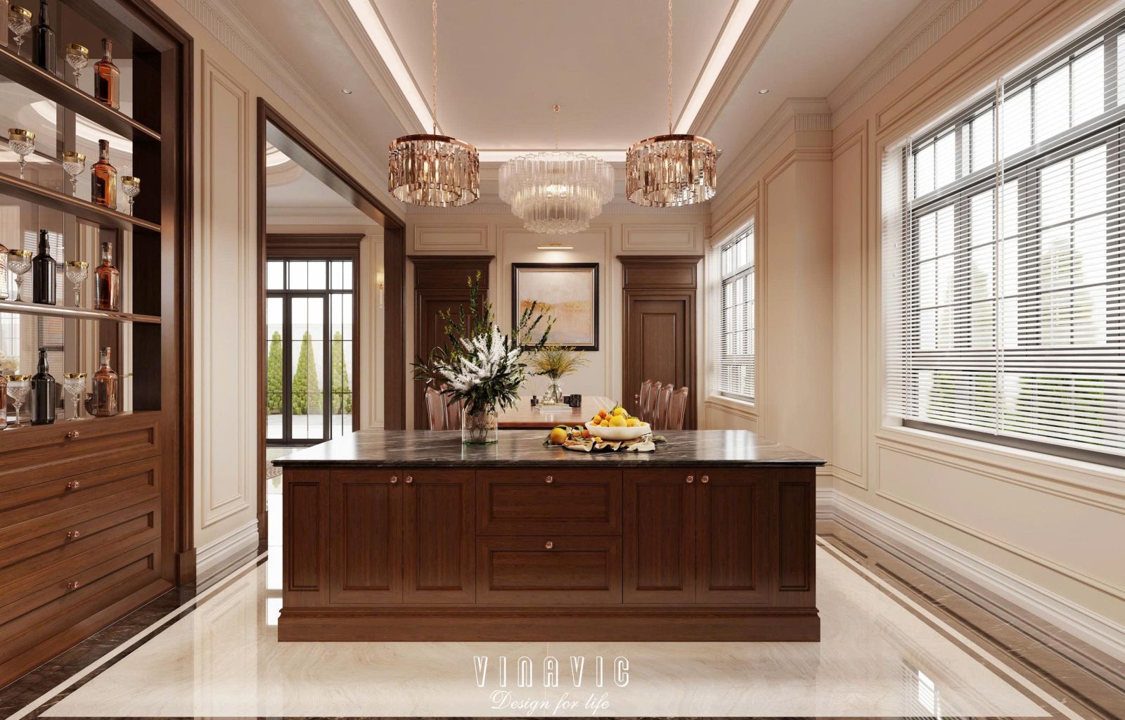 Phong cách hiện đại sang trọng