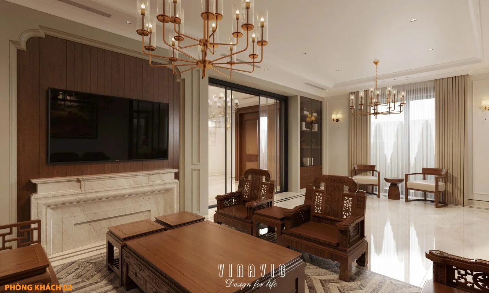 Phòng khách – điểm nhấn của không gian