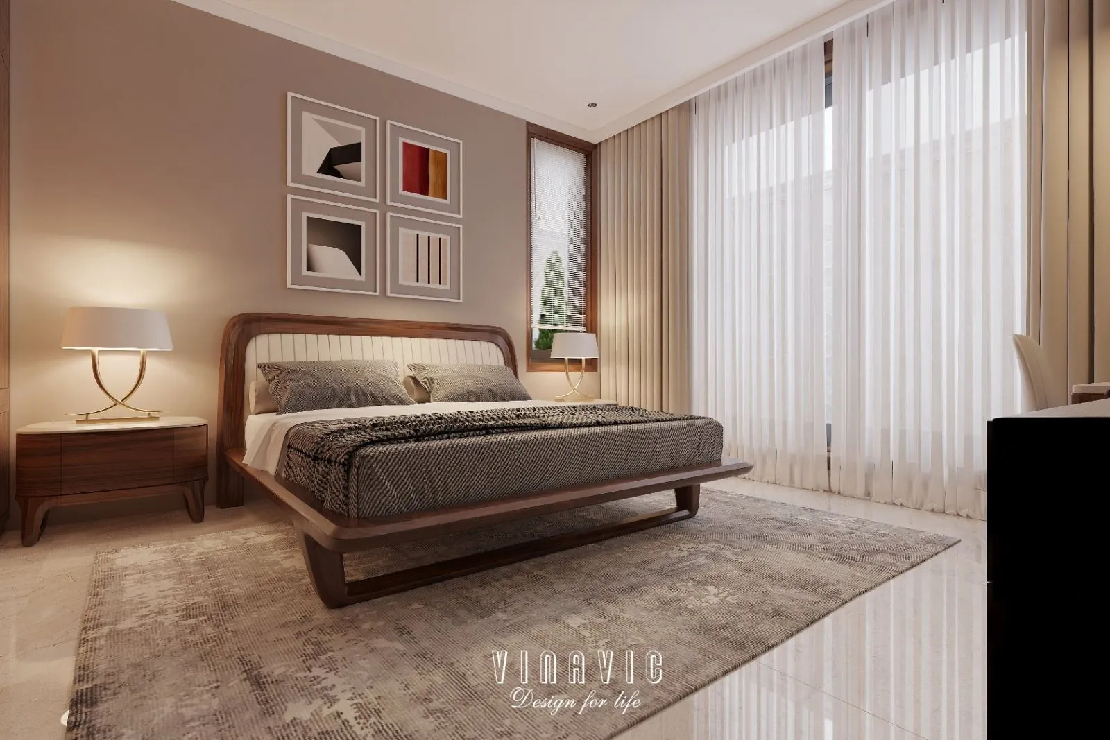 Màu sắc cần được phối hợp chặt chẽ với ánh sáng tự nhiên