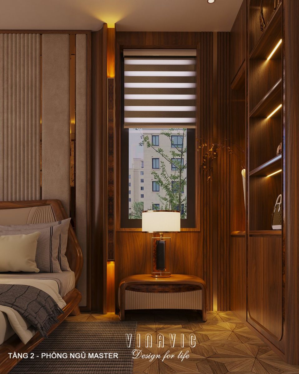 Nội thất biệt thự hiện đại 3 tầng 18x18m NT2355