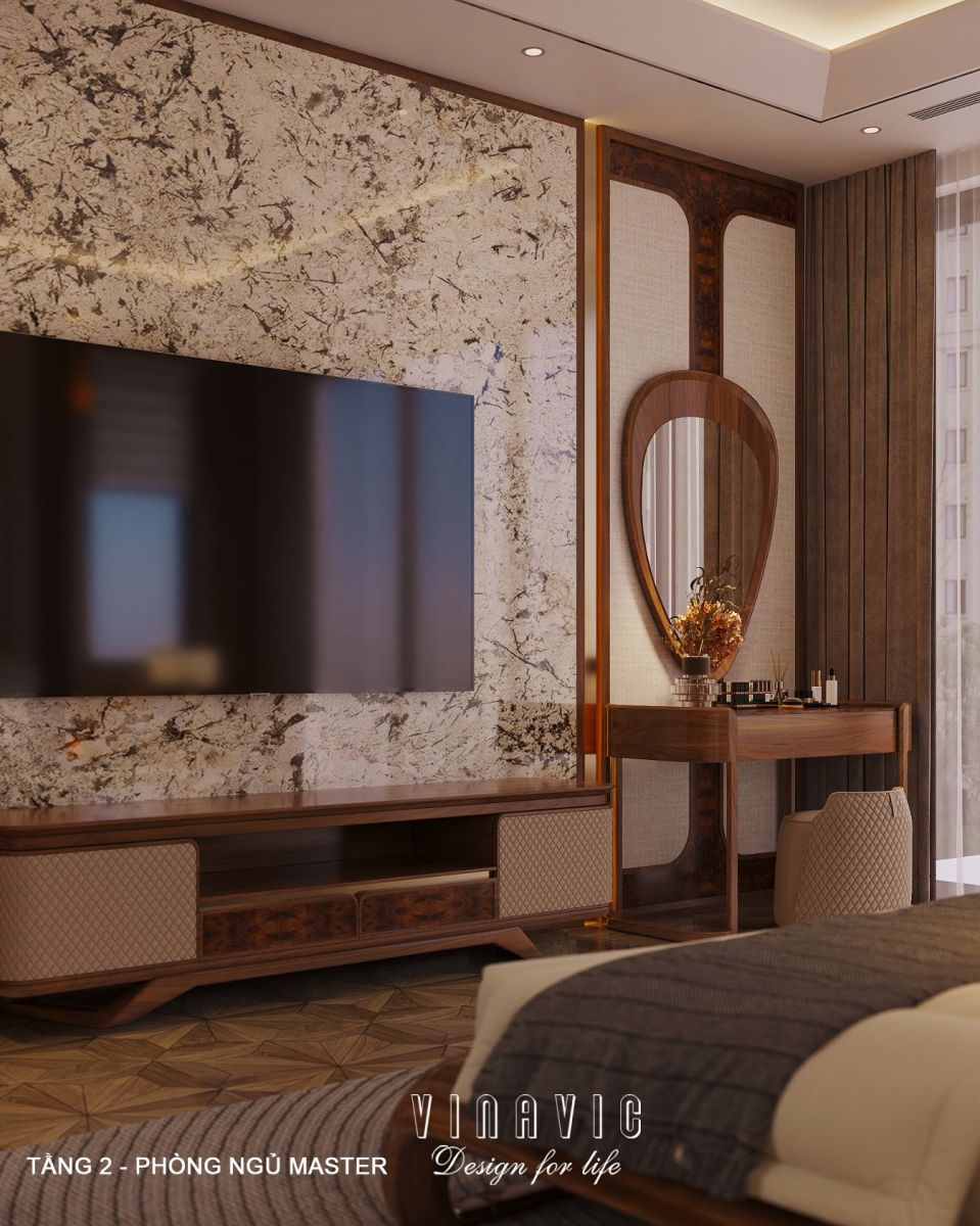 Nội thất biệt thự hiện đại 3 tầng 18x18m NT2355