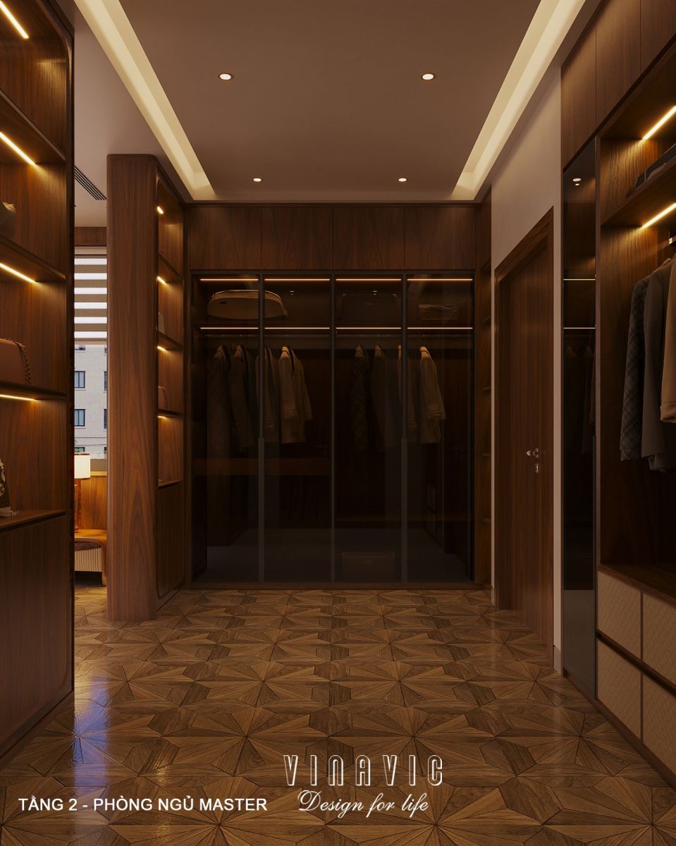 Nội thất biệt thự hiện đại 3 tầng 18x18m NT2355