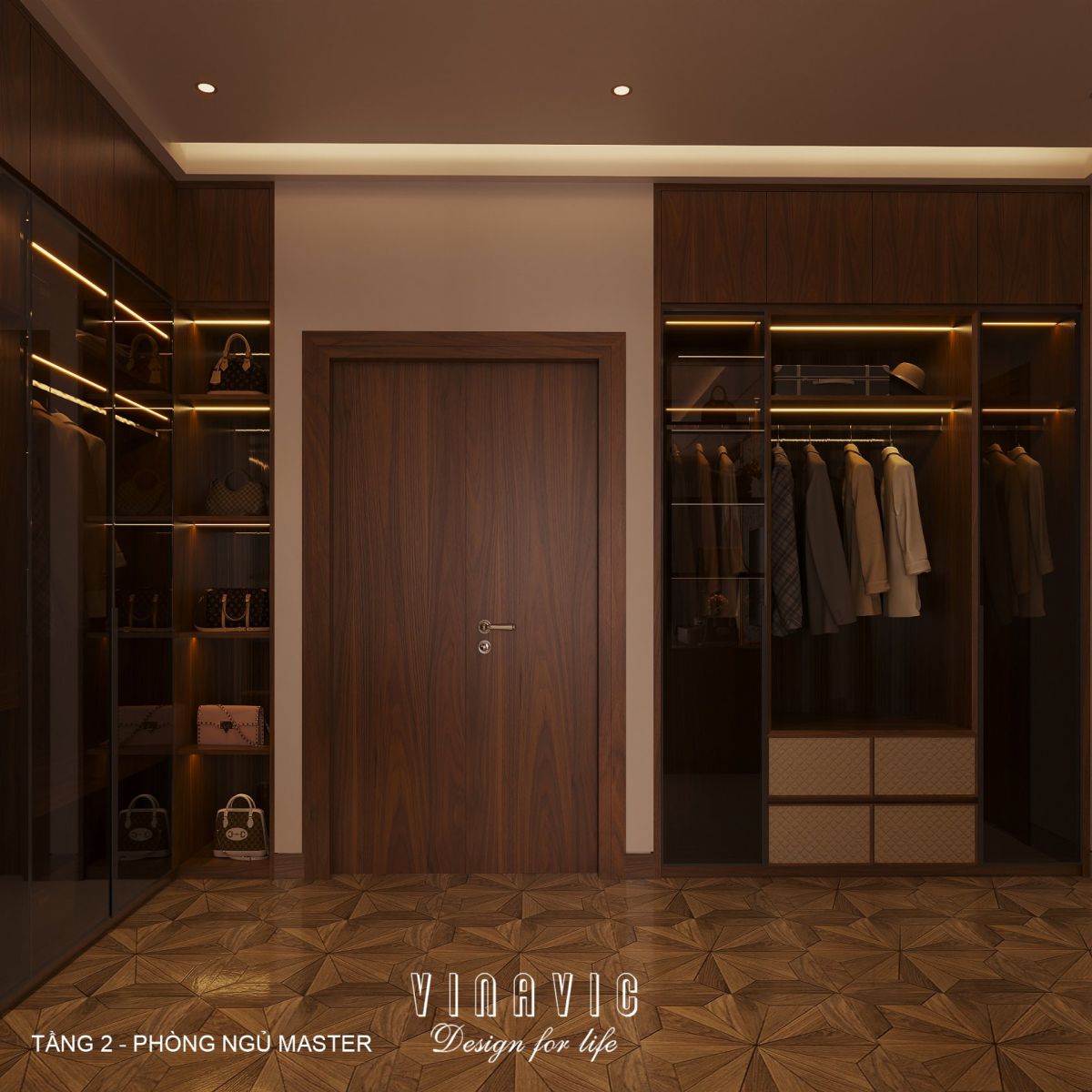 Nội thất biệt thự hiện đại 3 tầng 18x18m NT2355