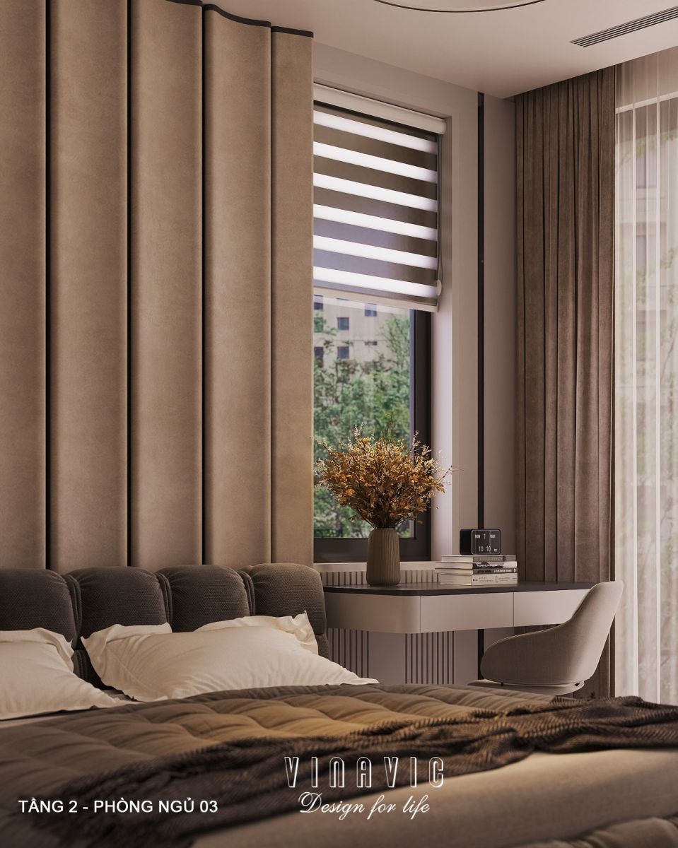 Nội thất biệt thự hiện đại 3 tầng 18x18m NT2355