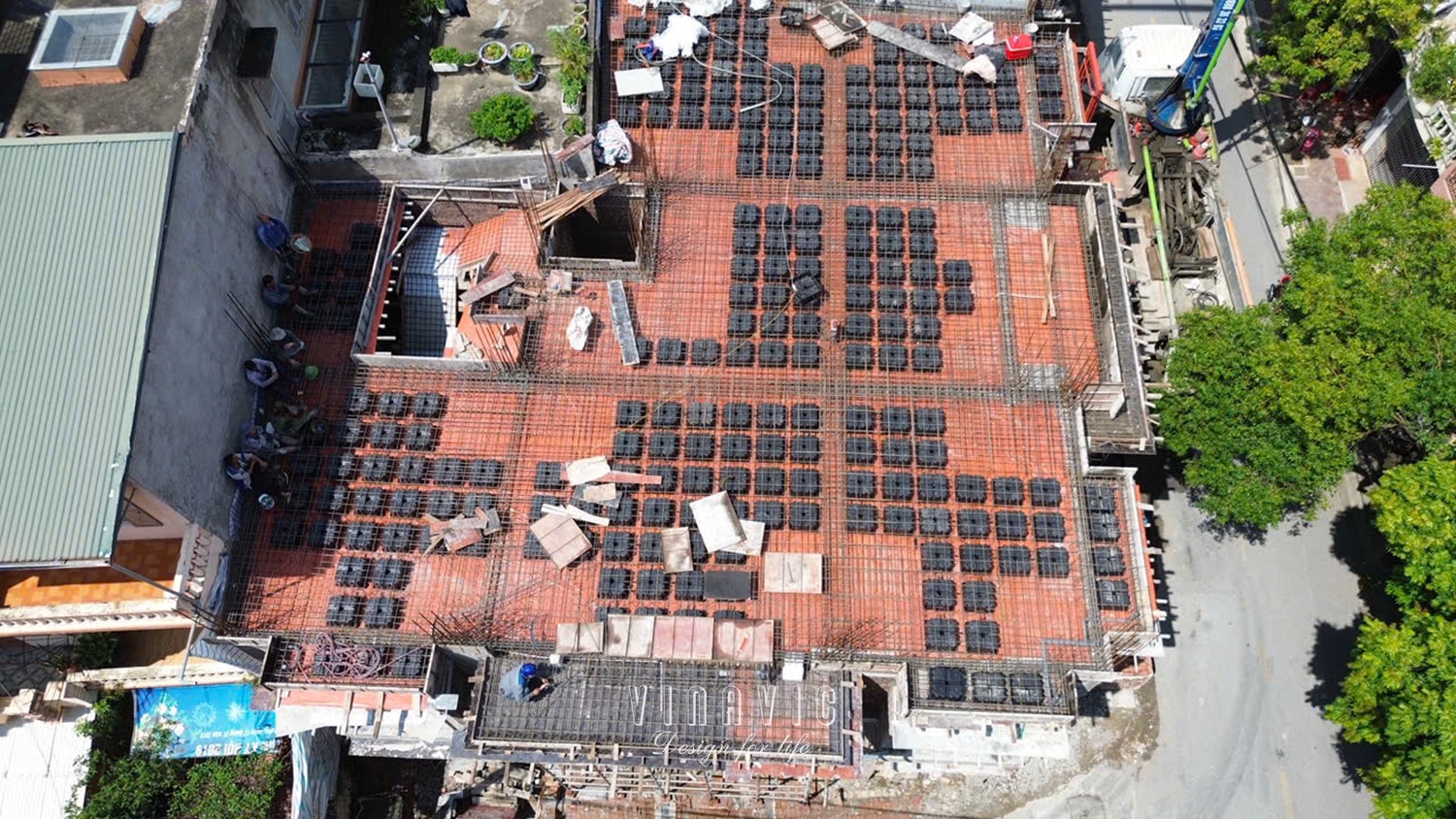 Thi công biệt thự phố 5 tầng hiện đại 2 mặt tiền đẳng cấp 275m2 TCBT2256