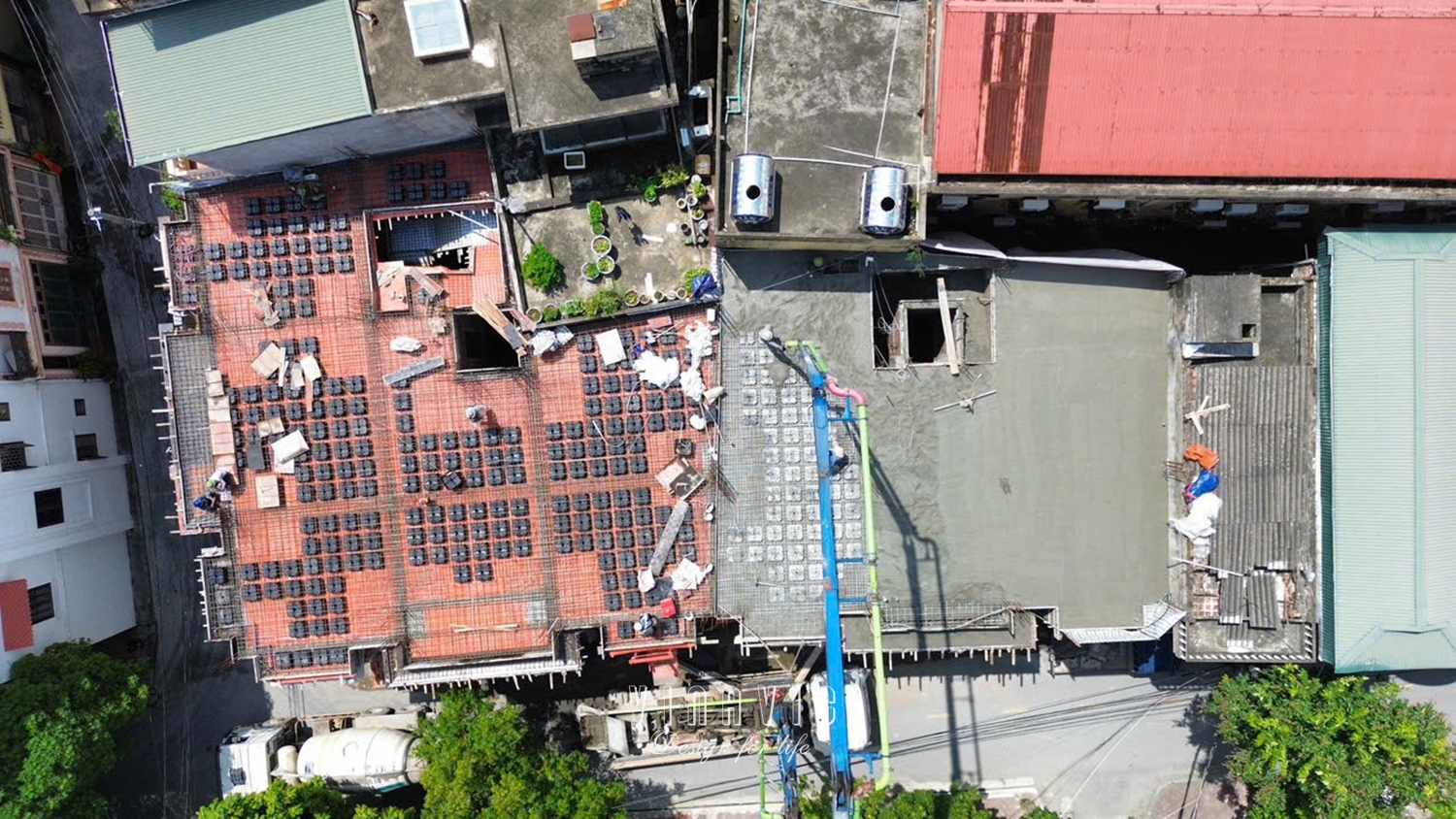 Thi công biệt thự phố 5 tầng hiện đại 2 mặt tiền đẳng cấp 275m2 TCBT2256