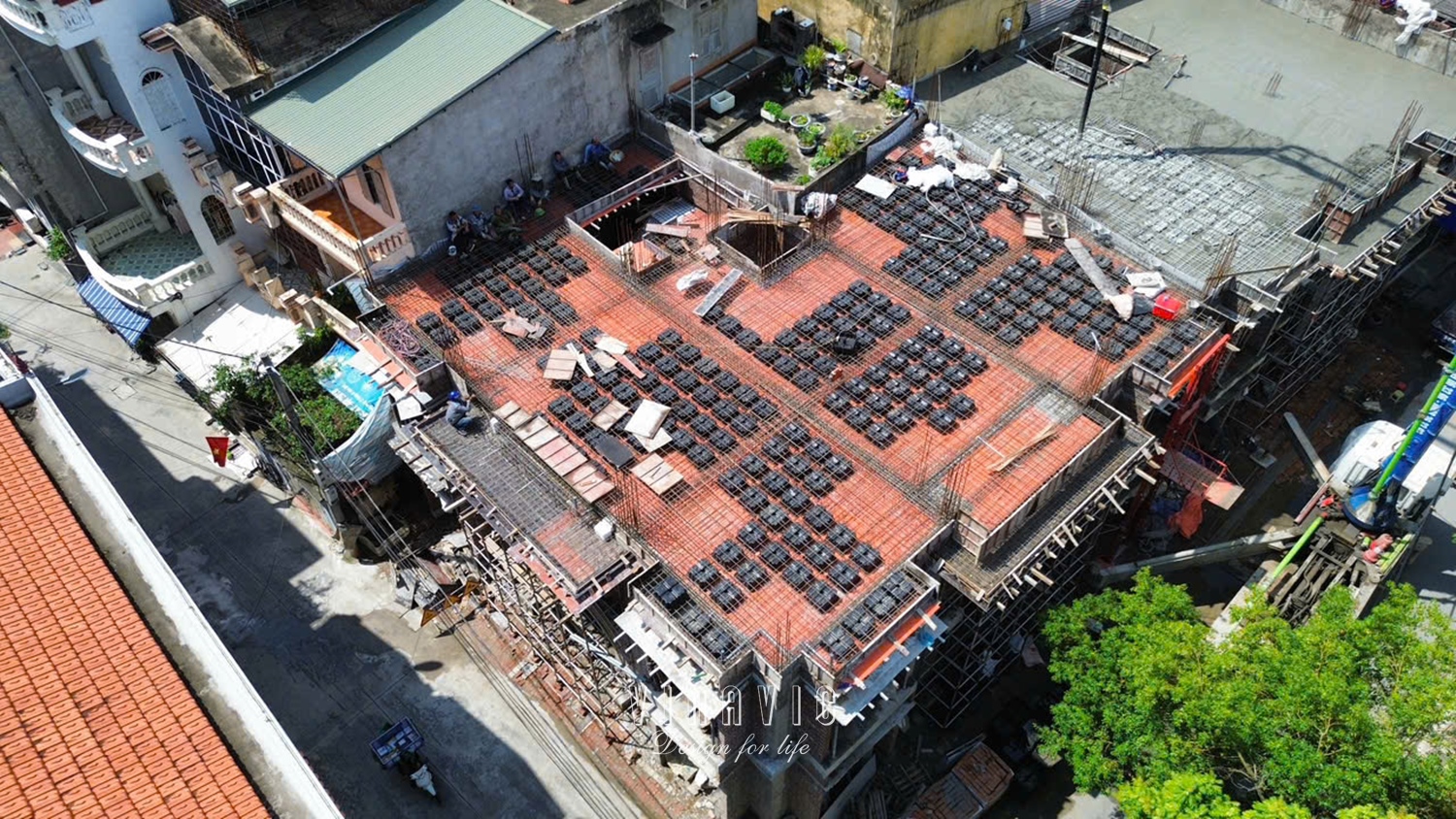 Thi công biệt thự phố 5 tầng hiện đại 2 mặt tiền đẳng cấp 275m2 TCBT2256