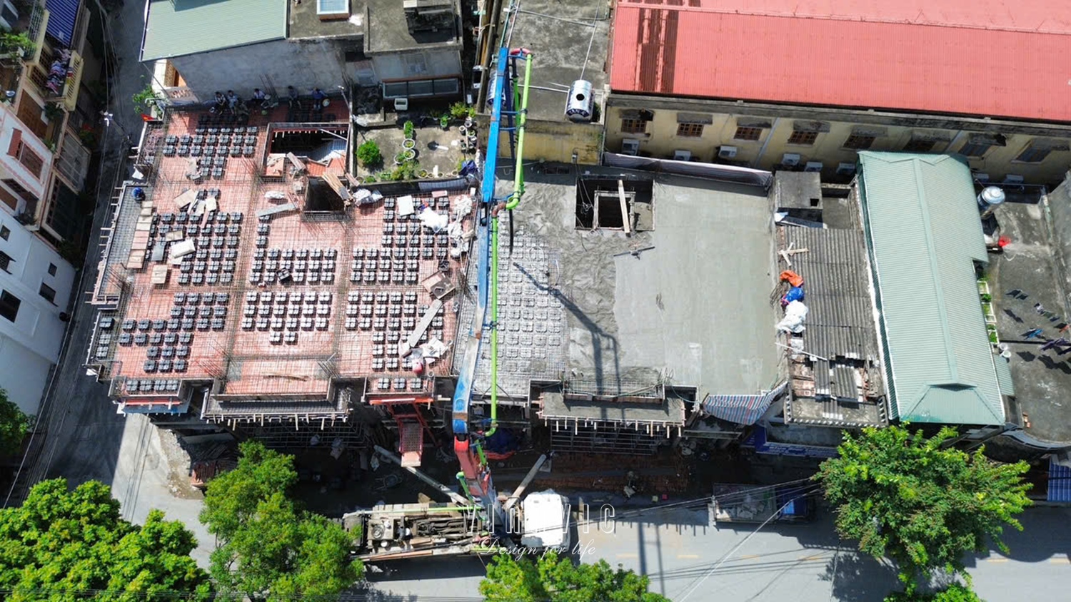 Thi công biệt thự phố 5 tầng hiện đại 2 mặt tiền đẳng cấp 275m2 TCBT2256