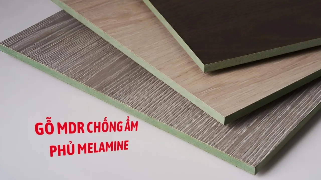 Gỗ MDF Chống Ẩm Phủ Melamine