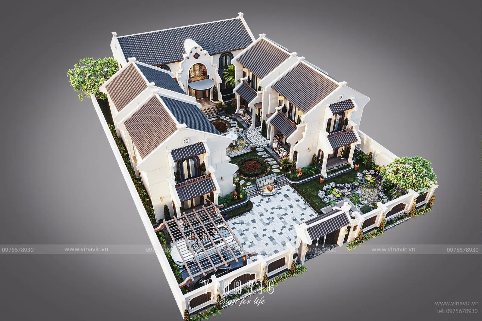 Đặc trưng của mẫu thiết kế biệt thự indochine​